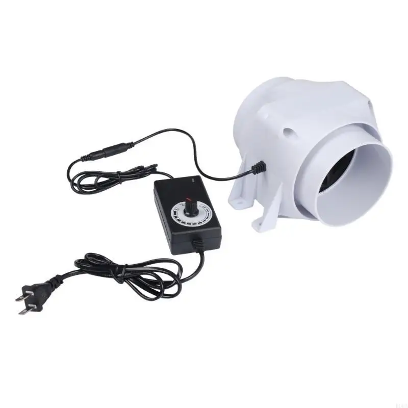 Extractor Fan 110mm Smoke Extractor Duct Fan Pipe Fan Quiet 10cm Inner Hole Size Kitchens Tool Adjust Speed 