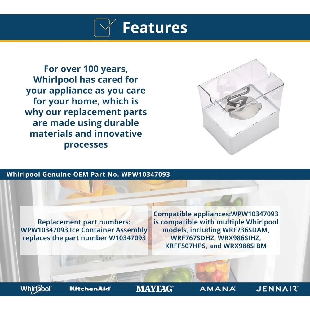 صانع الثلج متوافق مع موديلات ثلاجة LG - مصمم ClimaTek لإنتاج الثلج بكفاءة #6
