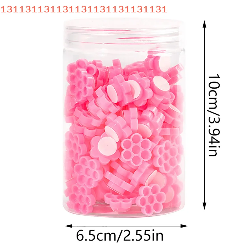 120 pçs/caixa auto adesivo extensão dos cílios cola copos atraso copo enxertia cílios maquiagem ferramenta tatuagem adesivo pigmento copos