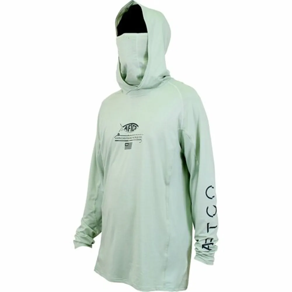 

Performance Fishing Hooded Long-sleeve Men Sun Protection Fishing Hoodie Outdoor Hiking Breathable With Hood Angling Clothing