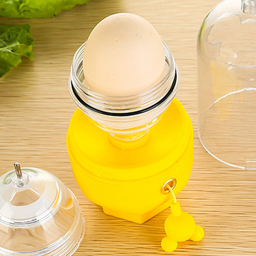 1pcs New Hand Powered Golden Egg Maker Inside Mixer Kitchen Cooking Gadget Portable Egg Cooker Tool Egg Scrambler Shaker  gadget