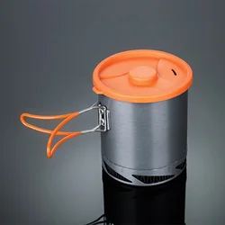 Fire Maple Camping Cookware Heat Exchanger Pot 1L Foldable Lightweight Outdoor Hiking Picnic Tableware Aluminum Pot FMC-XK6
