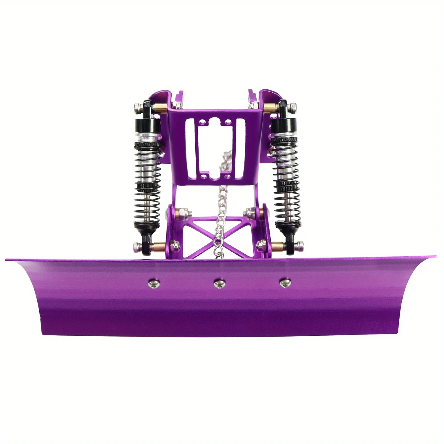 1/18 アルミ製調整可能除雪機、雪・砂用シャベル、クローラーツール、RCクローラーカーTrx4M、ブロンコ、ディフェンダー用アップグレードパーツ