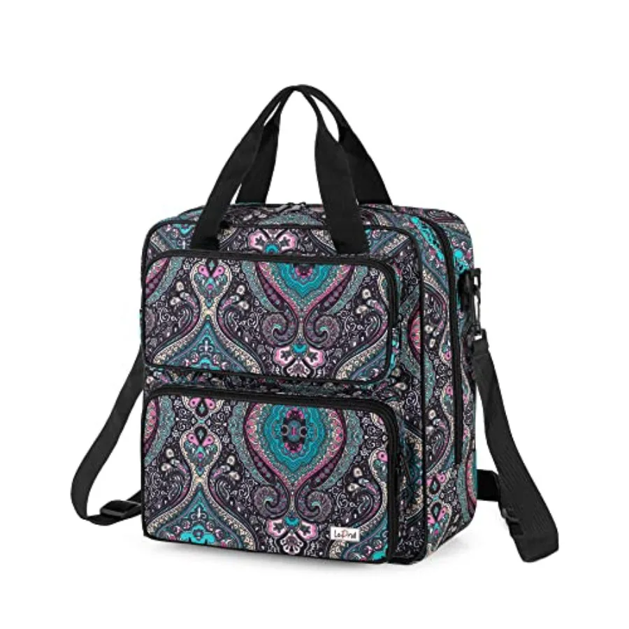 

Embroidery Storage Bag Portable Carry Case for Embroidery Kit Craft Supplies Cross Stitch Tools with Handles Shoulder Strap Tot