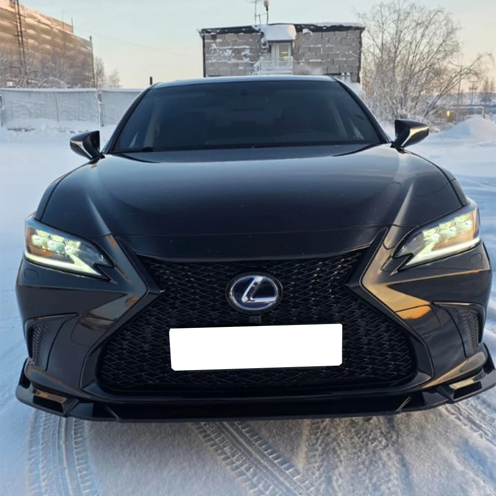 For Lexus ES250 ES300H ES350 F Sport 2019 2020 2021 2022 2023-2025 Car Front Bumper Splitter Lip Diffuser Body Kit Spoiler Guard