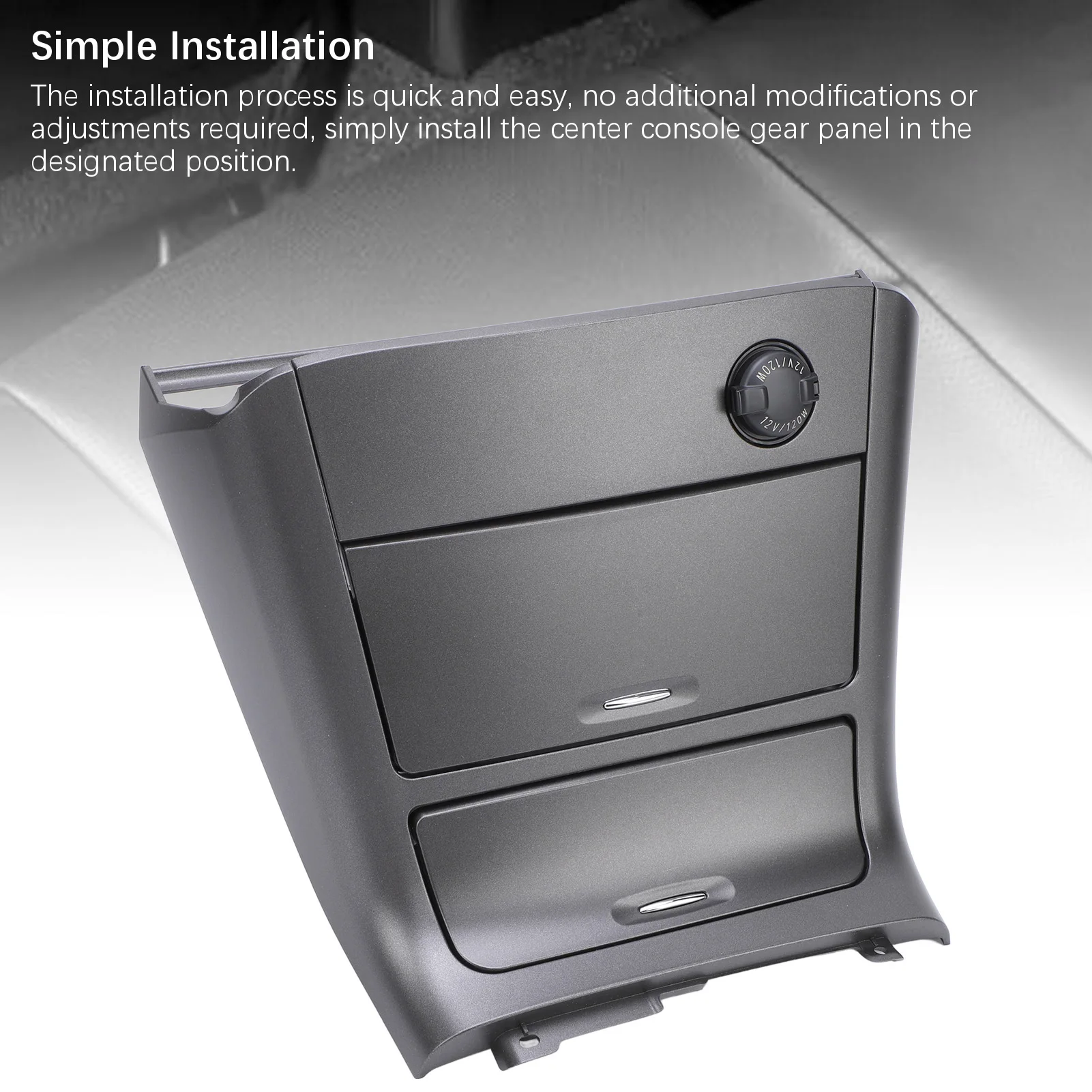 لوحة التحكم المركزية صندوق تخزين والعتاد شيفتر صندوق القفازات ولاعة السيجار ثقب لوحة الجمعية لتويوتا كامري XV30 2001 ‐ 2006