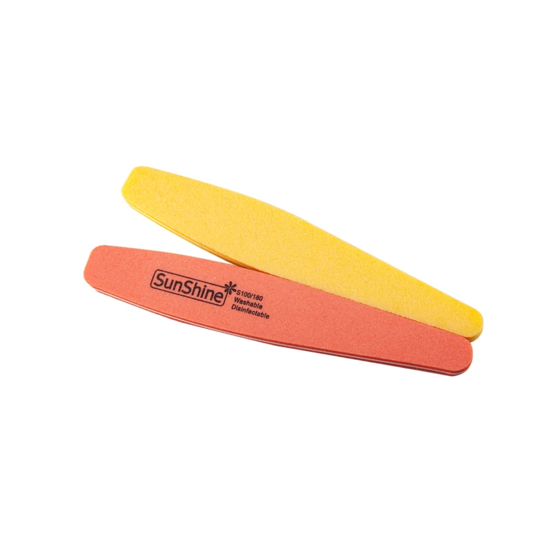 

SunShine 10pcs Nail File Buffer 100 /180 Grit Double Sided Sponge Nail Files Washable Pedicure Manicure Tool Nail Gel Polishing