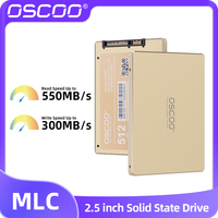OSCOO SATA3.0 SSD Hard Drive Disk 2D MLC NAND Flash Read Speed Up to 550MB/s 2.5\