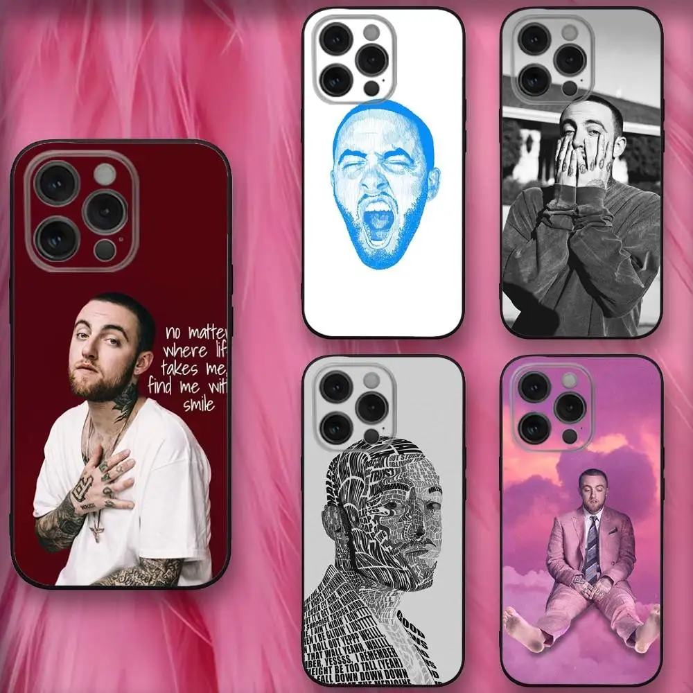 

Singer M-Mac Miller Balloonerisms Phone Case For iPhone 16,se4,15,14,13,12,11,Pro,X,XS,Max,XR,Plus,Mini Soft Black Cover
