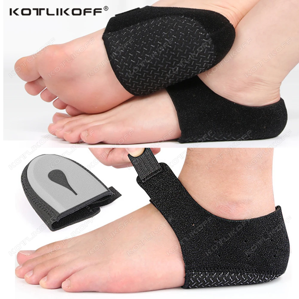 Wearable Gel Heel Cup Insoles For Heel Pain Plantar Fasciitis Spurs Foot Pain Relieve Non-Slip Foot Care Protector Inserts