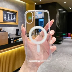 Transparent phone cover for iPhone 16 15 14 13 14 11 Pro Max Plus Magsafe 8 Main Sales IPHONE CAPA 14 PRO - №3
