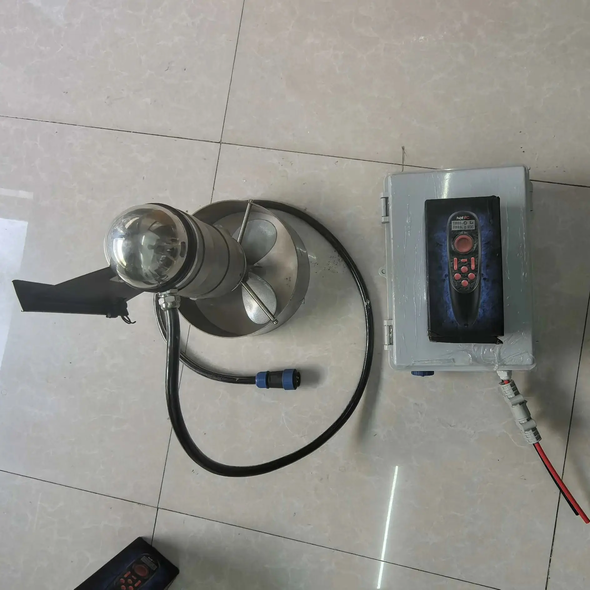 DC12V-24V 1200W1500W2kw รีโมทคอนโทรลไร้สาย bldc มอเตอร์ใบพัดพายสําหรับเรือตกปลาพอง,น้ําสนุกเรือ