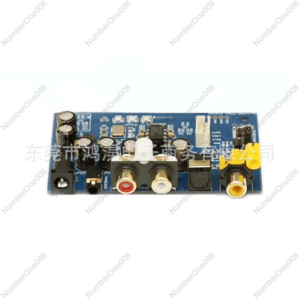I2S DSD Decoder Board DAC, Optical Fiber Coaxial Input Digital to Analog Converter, 384KHz 32Bit HiFi Audio Module