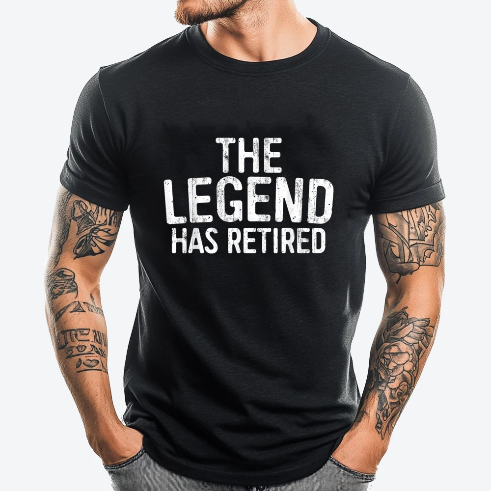 

The Legend Has Retired Retirement 3d Printed T Shirts T Shirt Homme Party