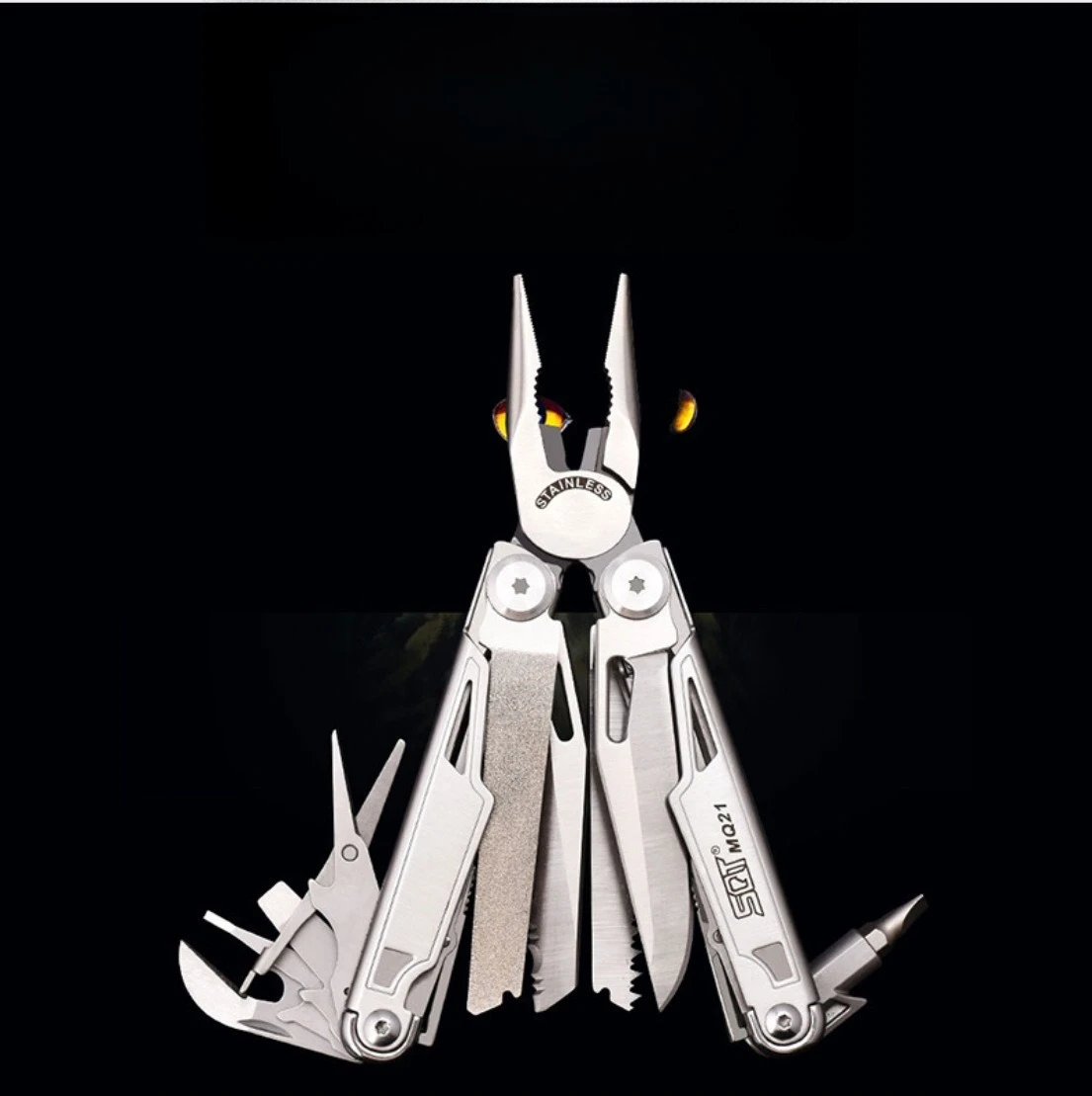 

Multifunctional knife pliers outdoor, stainless steel scissor pliers, portable folding knife pliers, outdoor survival pliers set