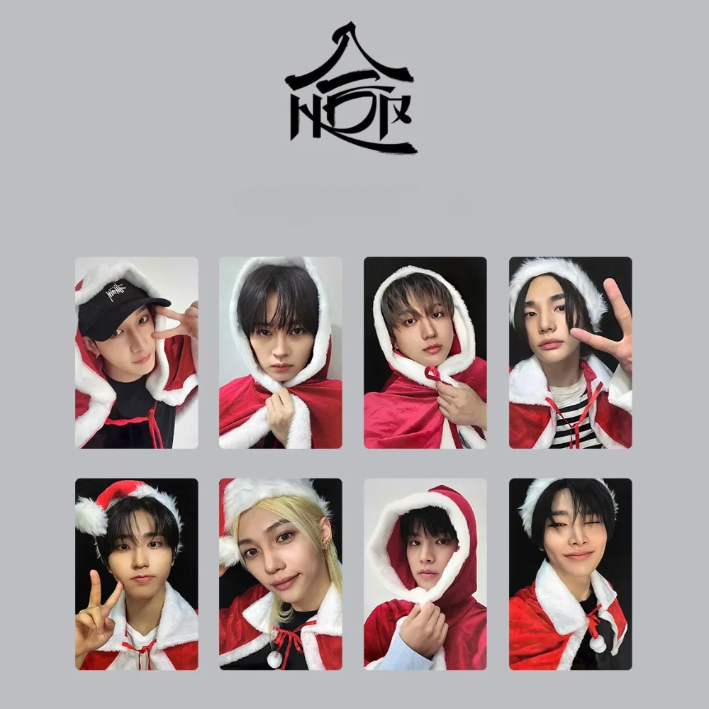 Kpop Korean Idols New Album (HOP) LOMO Card Felix Hyunjin Seungmin Han Changbin Lee Know I N Bangchan Photo Card Fans Gift