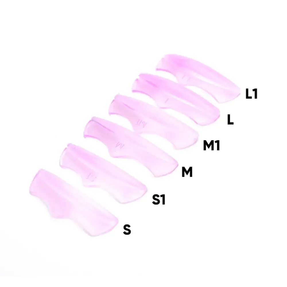 6 คู่อุปกรณ์แต่งหน้าซิลิโคน Eyelash Perm Pad Reusable Applicator เครื่องมือ Eye Lashes ขนตายกชุด DIY