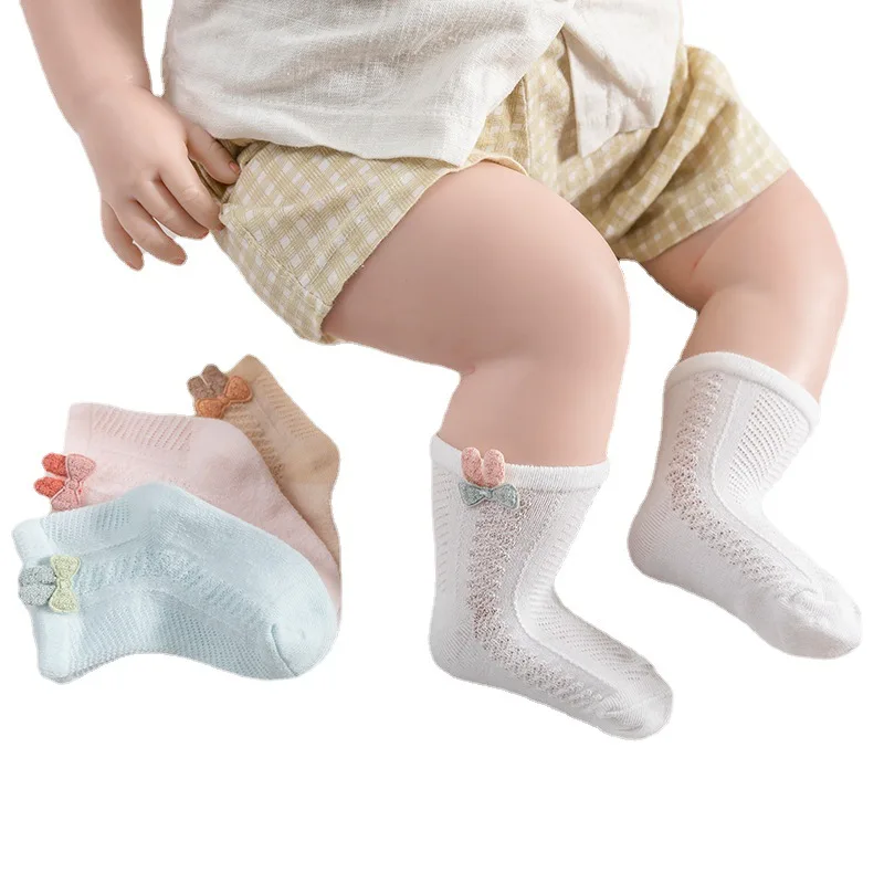 Neugeborenen Baby Socken Cartoon Socken Baumwolle Dünne Abschnitt Mesh Socken Jungen Mädchen Kinder Ohne Knochen Socken