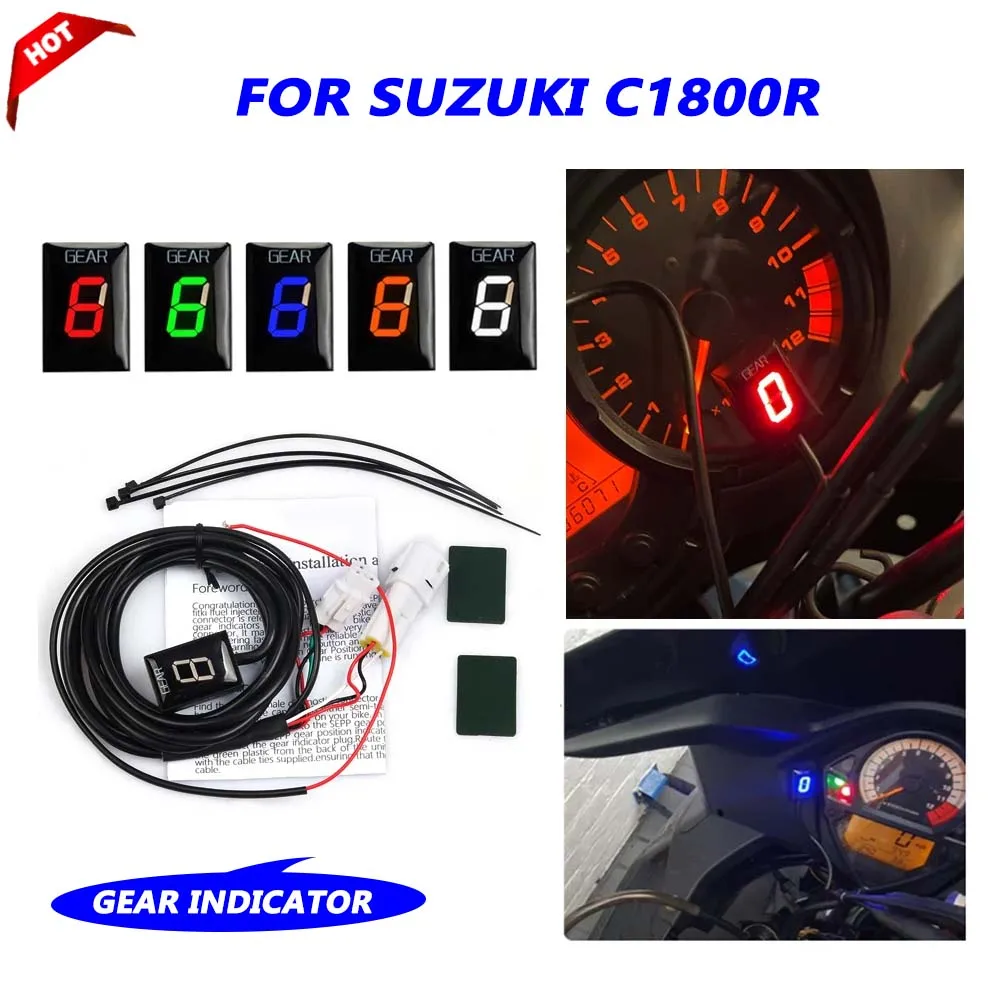 

Gear Indicator For Suzuki C1800R C 1800 R 2008 2009 2010 2011 2012 2013-2015 Motorcycle Accessories 1-6 Speed Gear Display Meter