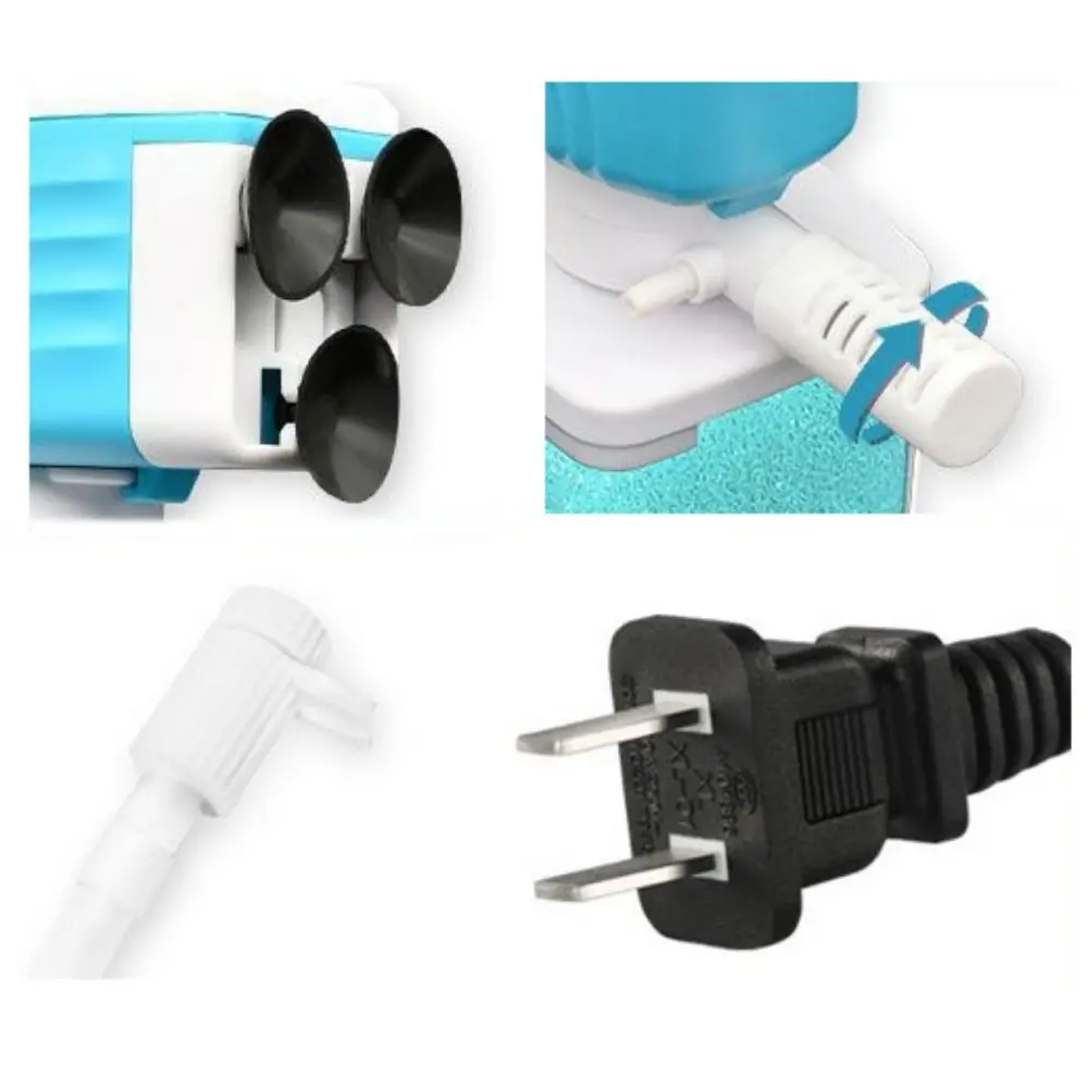 

Anti-Backflow Fish Tank Filter 360°Rotating Strong Suction Submersible Filter Large Flow Adjustable Suction Toilet Home