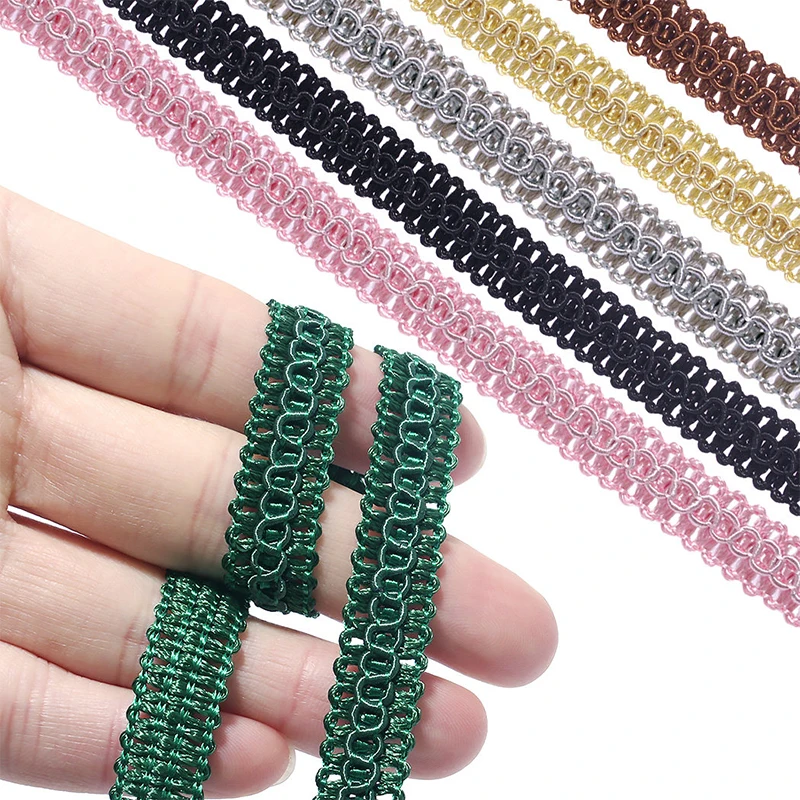 

11.5M Tassel Braid Fringe Lace Trim Edge Ribbon For DIY Sewing Lampshade Curtain Sofa Pillow Home Upholstery Decor Accessories