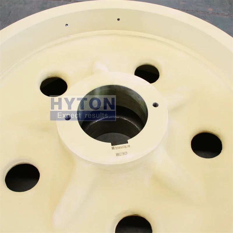 C125 Jaw Crusher Spare Parts for HT-MM0219628 Pulley Flywheel Parts