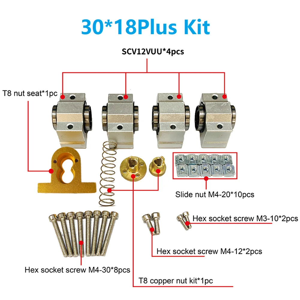CNC 3018 Pro Machine CNC Router Upgrade Kit Cnc Engraving Tool For Router Hexagon Socket Screws Optical Diameter 12mm
