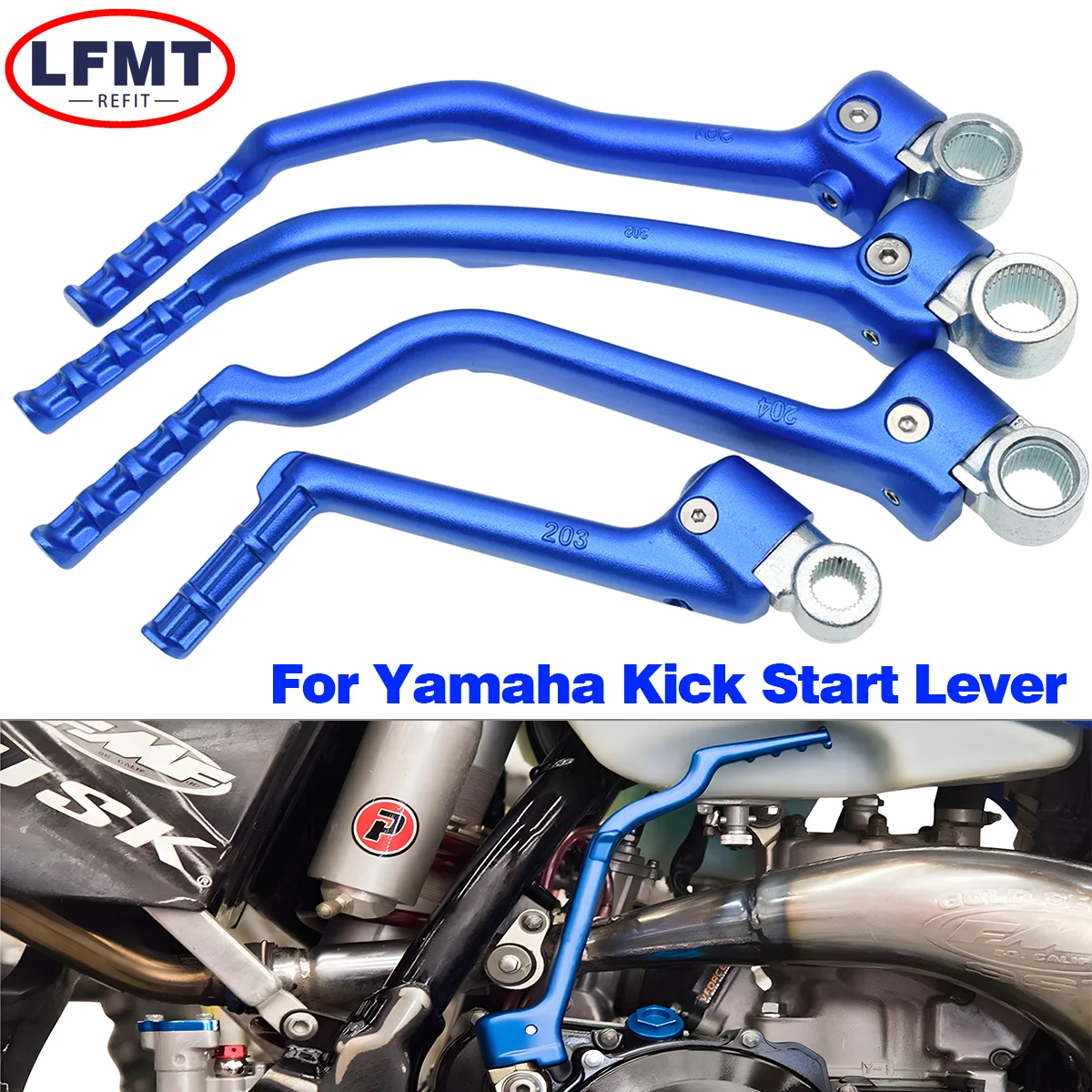 

Motorcycle Forged Kick Start Lever Pedal Levers For Yamaha YZ250F YZ450F YZ250FX YZ450FX WR250F WR450F YZ125 YZ250 YZ250X YZF WR