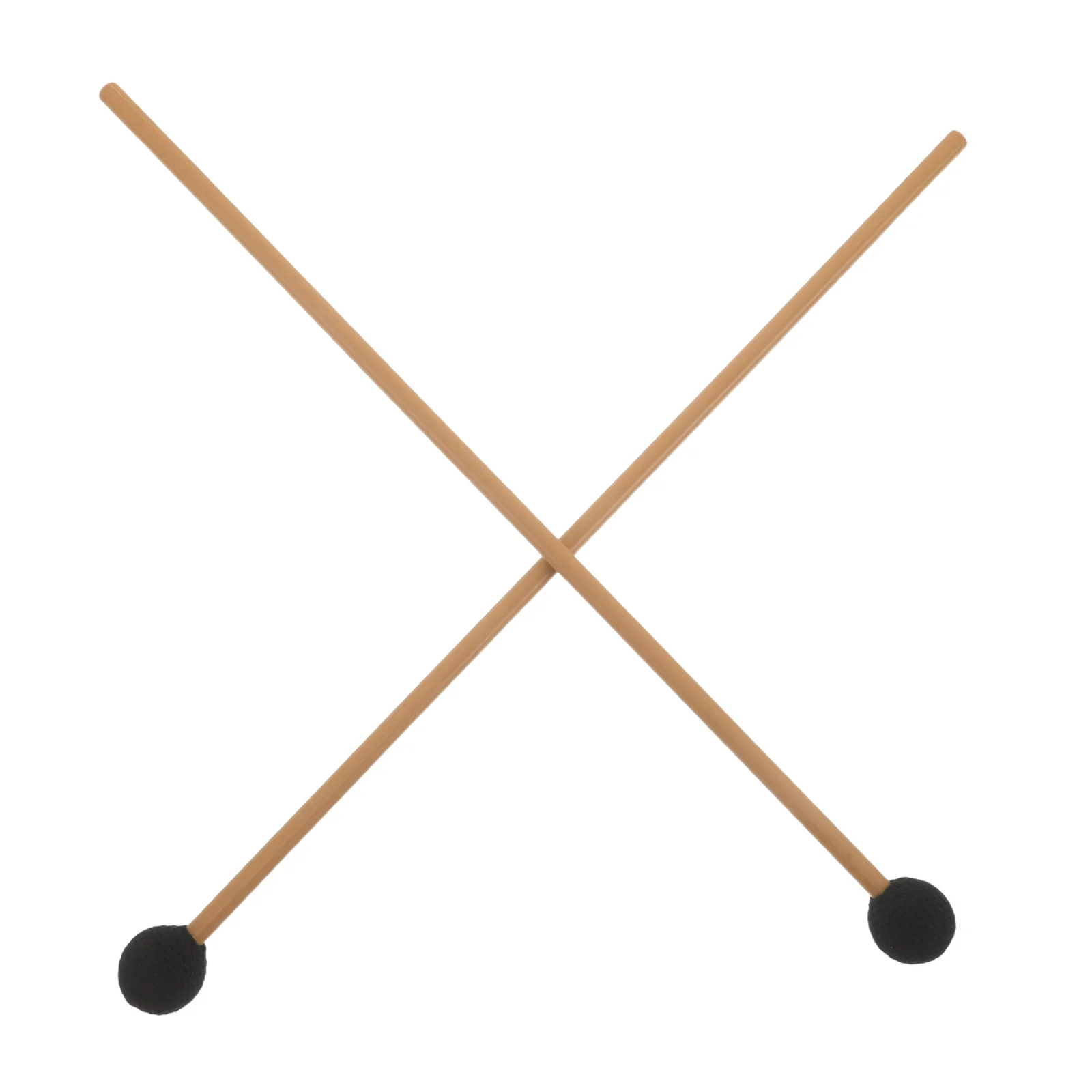

1 Pair Mallets For Xylophone Marimba Glockenspiel Plastic Handle Soft Yarn Beaters Percussion Sticks Music Education Accessories