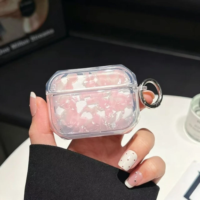 Photo frame shell type dropper T-C, dustproof and shockproof headphone case protective cover, with circular keychain
