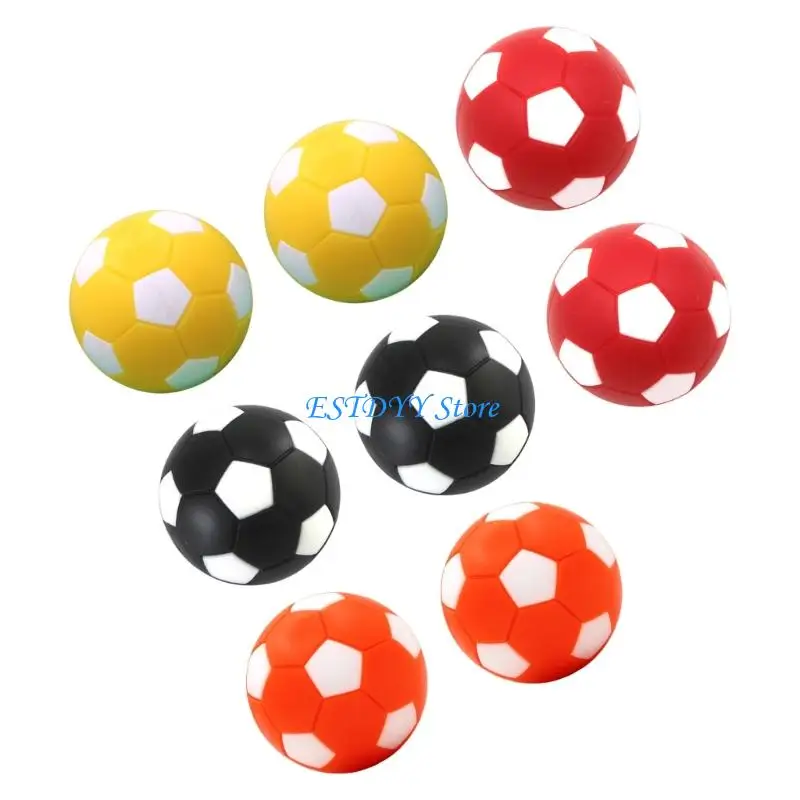 

G6DE 8Pcs 36mm Official Tabletop Game Balls Small Table Footballs Balls Accessory