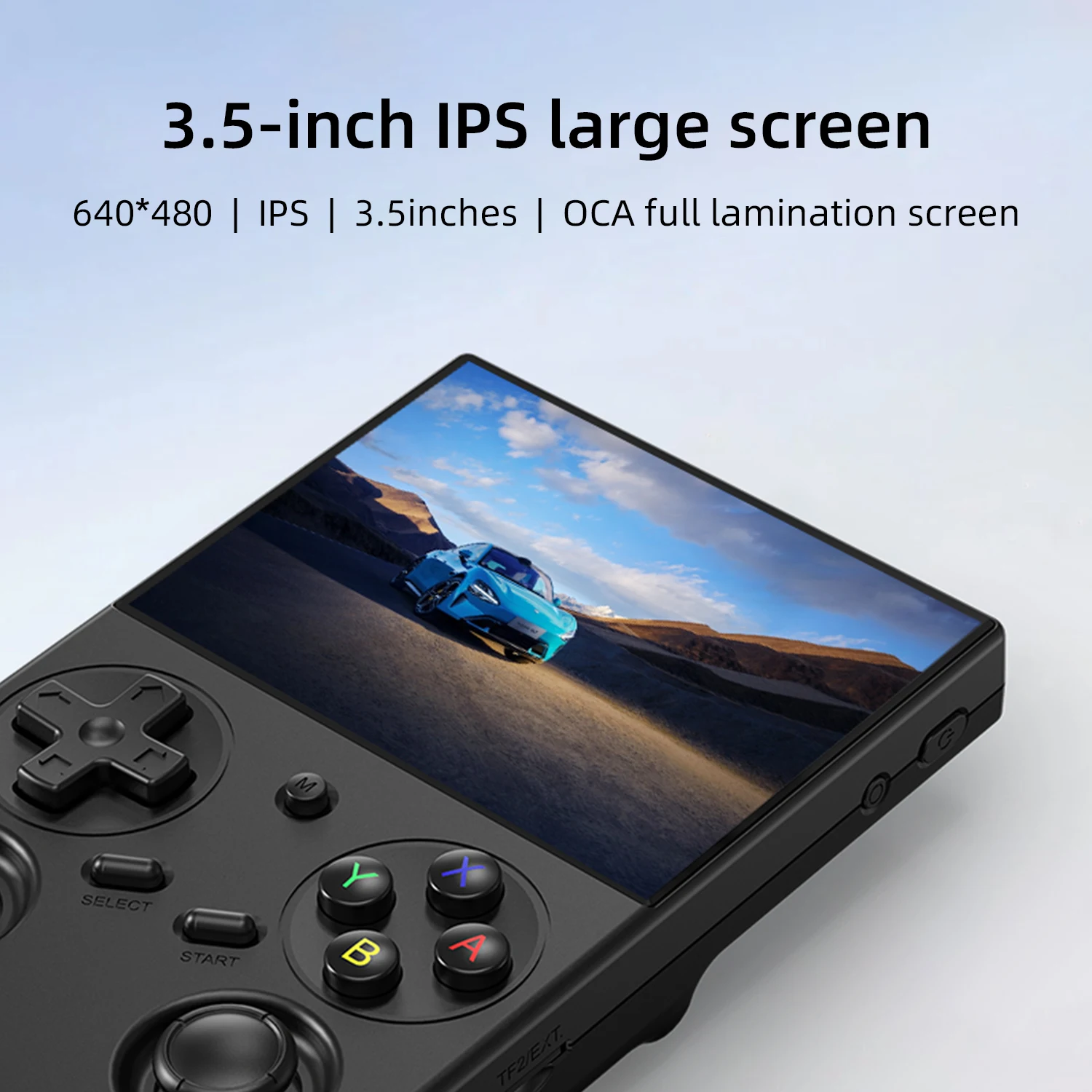 ANBERNIC RG35XX PRO 수직형 레트로 게임 콘솔 3.5인치 IPS OCA 스크린 리눅스 64비트 트루 듀얼 조이스틱 진동 모터 RixelHK