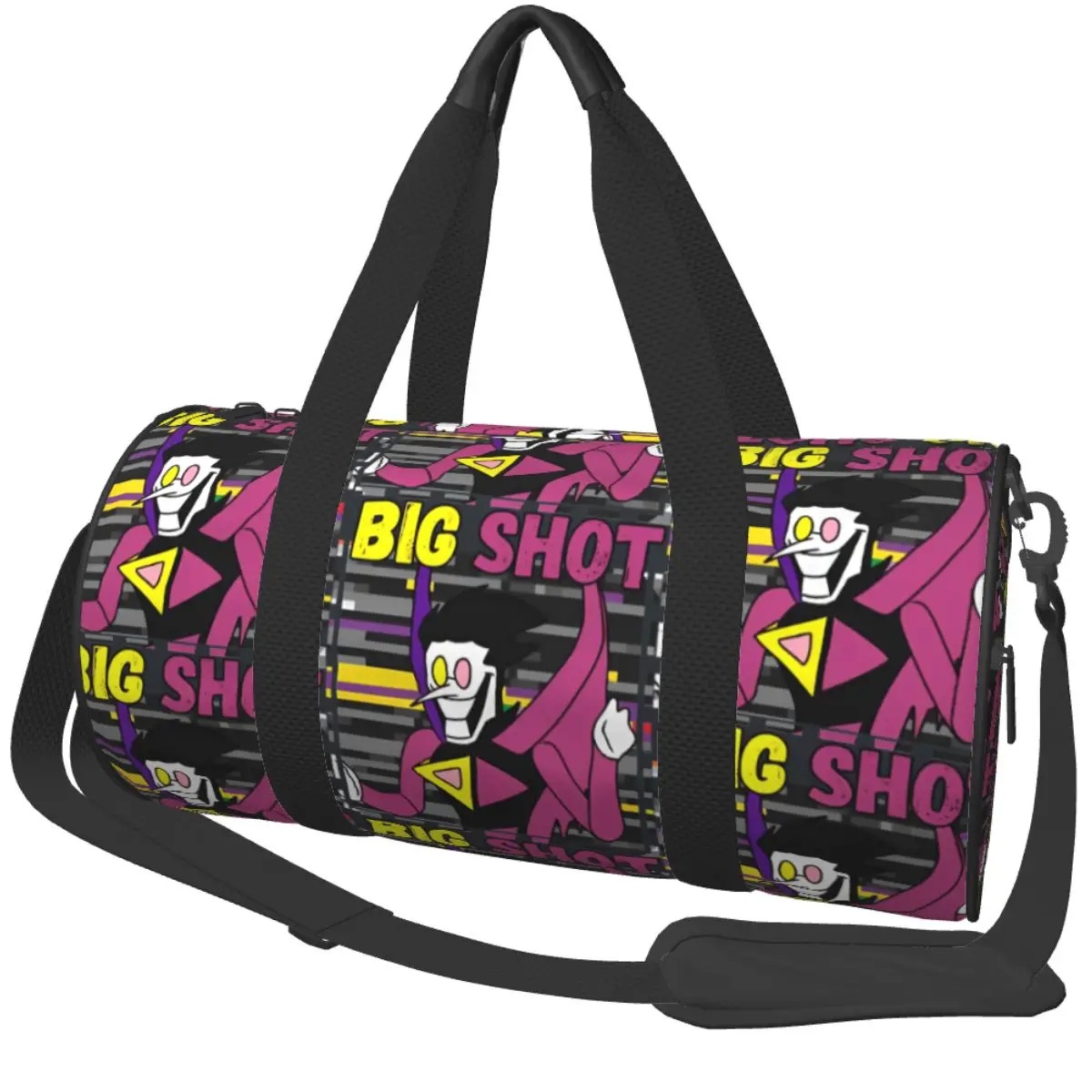 

Спортивная сумка Deltarune Spamton, спортивная сумка с героями мультфильмов и обувью, мужская водонепроницаемая сумка с принтом, графическая сумка для плавания и фитнеса