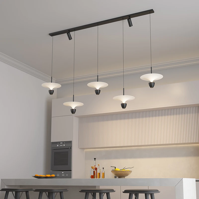 Lustre moderno com holofotes para sala de jantar sala estar estudo coffeeshop escritório apartamento villa salão decoração iluminação