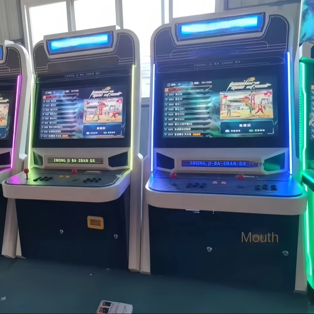 

1pcs3D Moonlight Treasure Box Commercial Large Coin Rocker Game Machine Double-Person Retro Arcade Equipment Video City GameHall