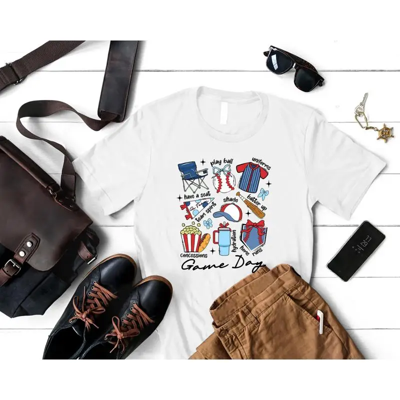 

Футболка «День бейсбольной игры», семейный сезон для мамы, папа