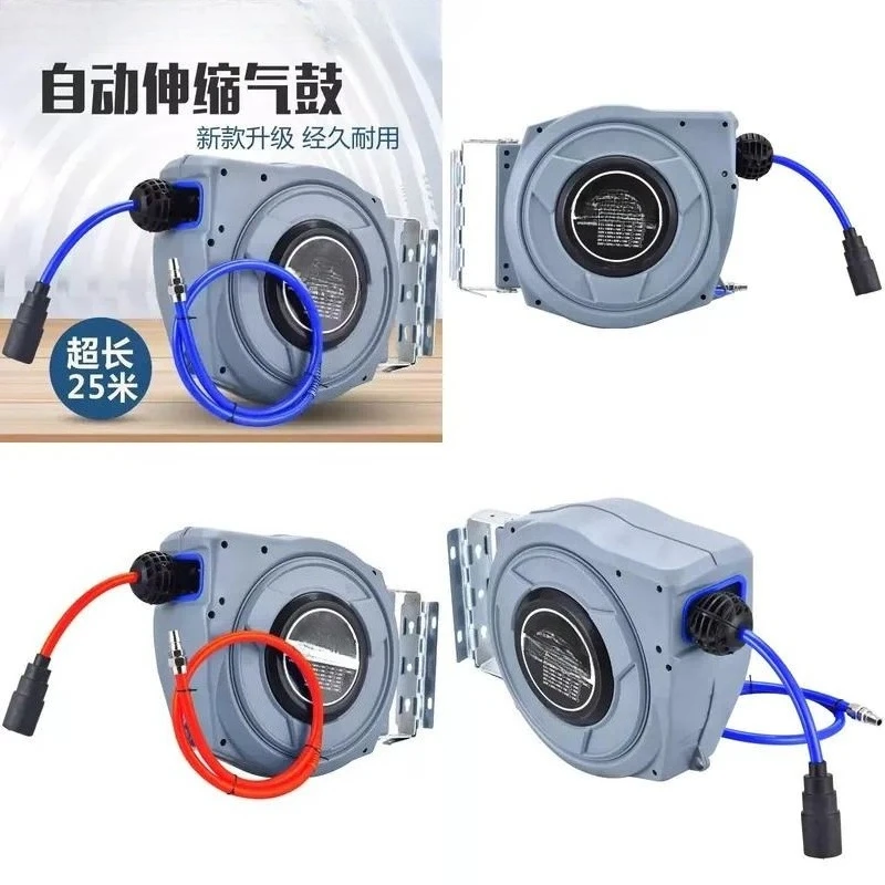 for Feistol Automatic Telescopic Reel 20m PU Wrapped High Pressure Air Hose Auto Repair Pneumatic Tools Drum