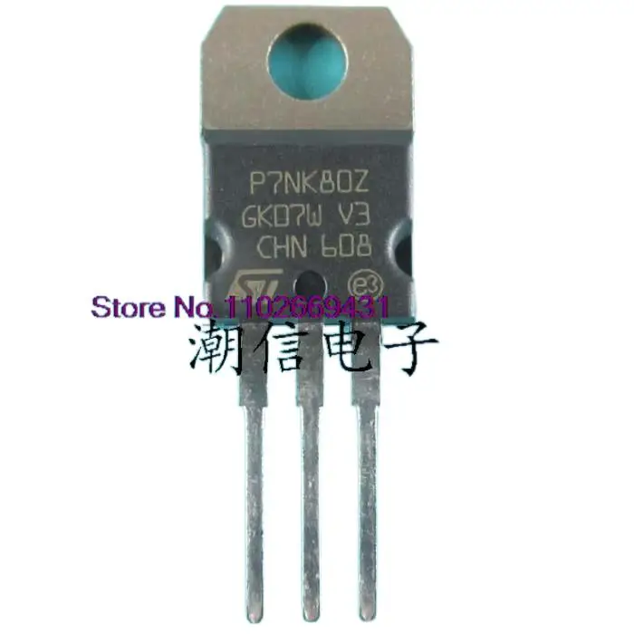 5PCS/LOT  P7NK80Z STP7NK80Z  7A 800V Original, in stock. Power IC