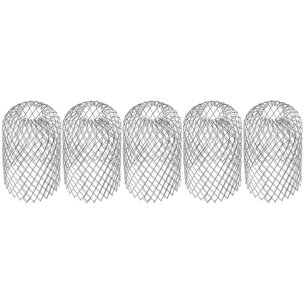 5 Stuks Goot Filter Zeef Afvoerpijp Spatwaterdicht Dak Roestvrijstalen Downspout Lek Zeven Cover