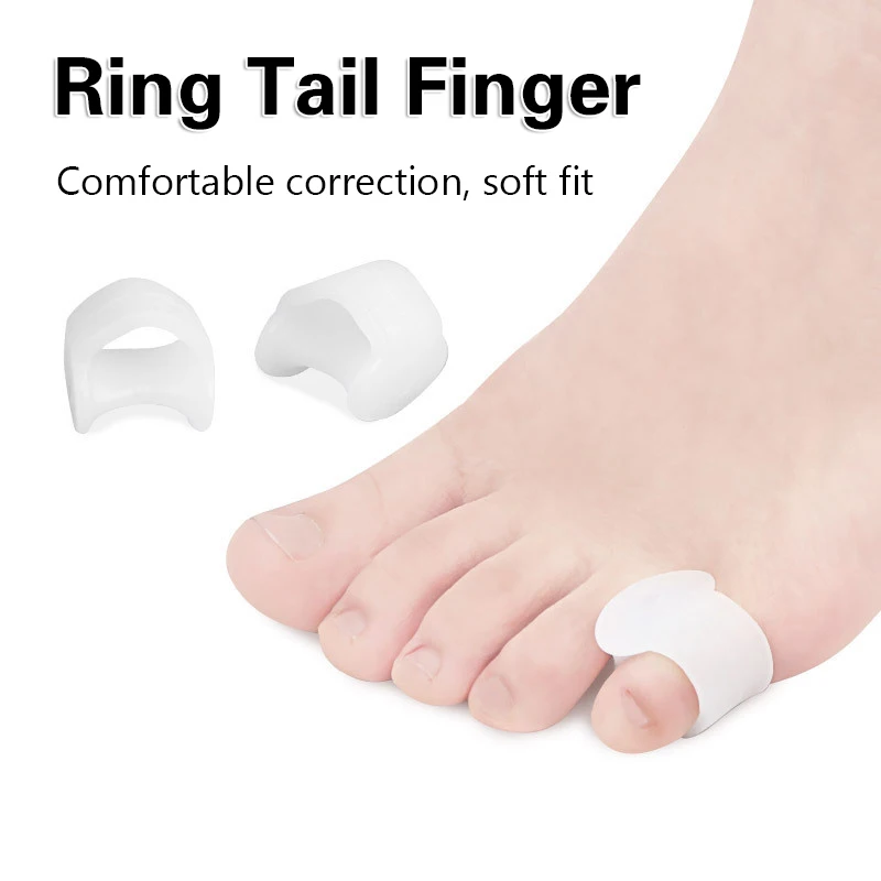 Silicone Tail Finger And Little Toe Separation Correction For Outward Flipping Of The Little Finger For Menand Women Comfortable