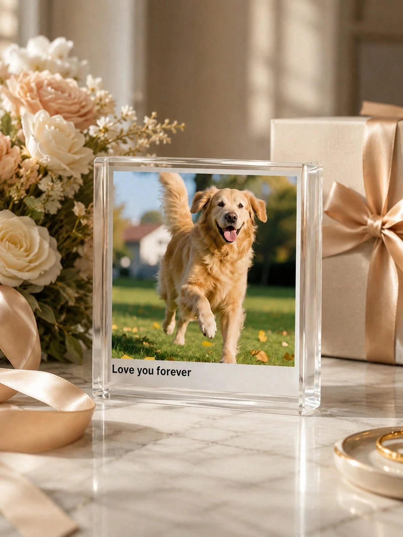 Custom Acrylic Photo Block, Pe - Photo Acrylic Block recension och pris