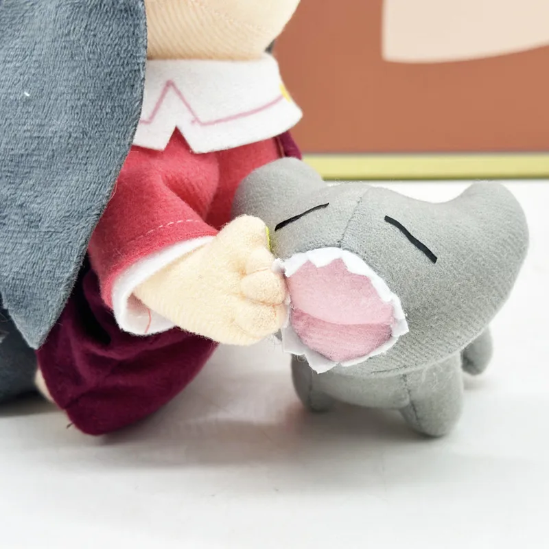 Anime Azumanga Daioh Sakaki Pluche Schattig 22 Cm Meisje Met Haai Kat Knielende Positie Gevulde Pop Speelgoed Voor Kind Verjaardagscadeau