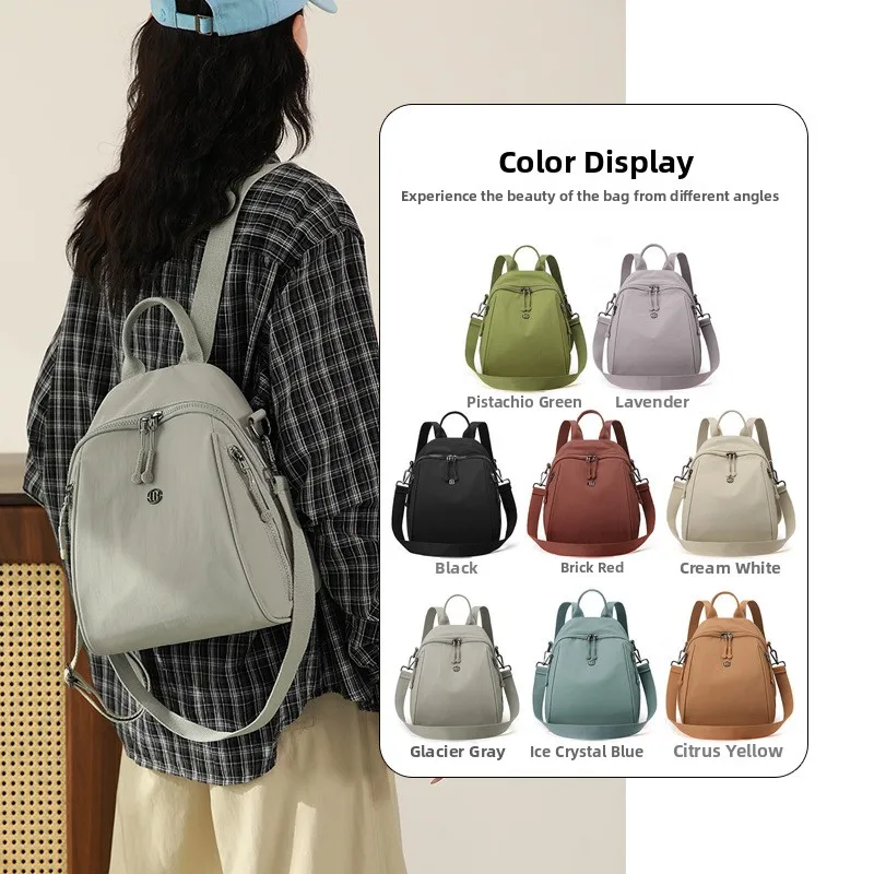 

2025 New Women's Faionable Casual Commuter Bapa Multifunctional Crossbody Bag ular Allergic Design Nylon Material