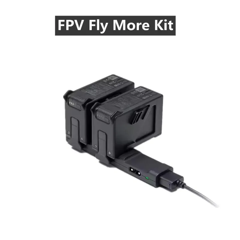 

New FPV Fly More Kit battery compatible with FPV drones 2 FPV Smart Flight Batteries and 1 Battery Butler