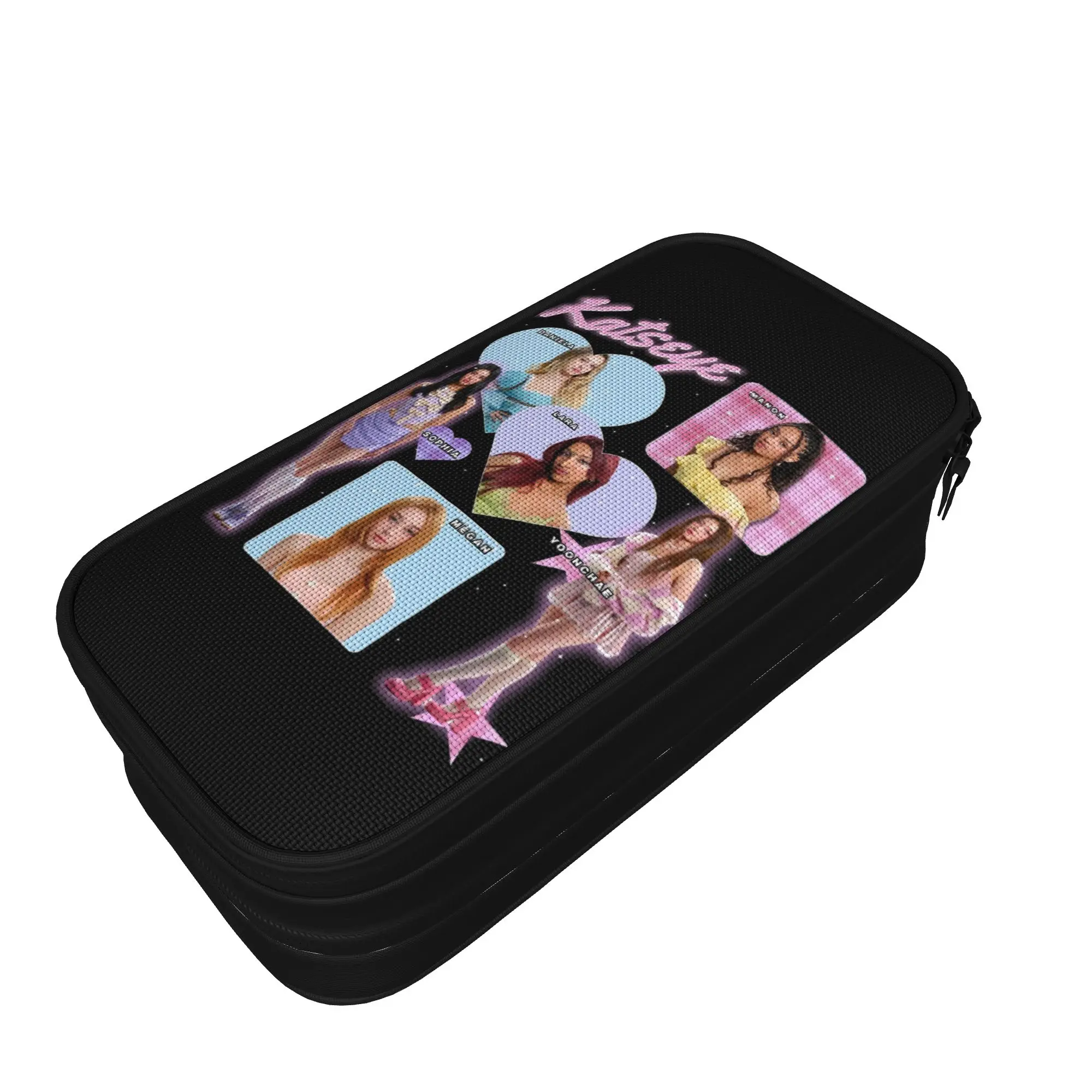 estojo-de-lapis-katseye-pop-band-divertido-bolsa-para-canetas-grande-capacidade-para-meninas-e-meninos-estojo-escolar-para-cosmeticos