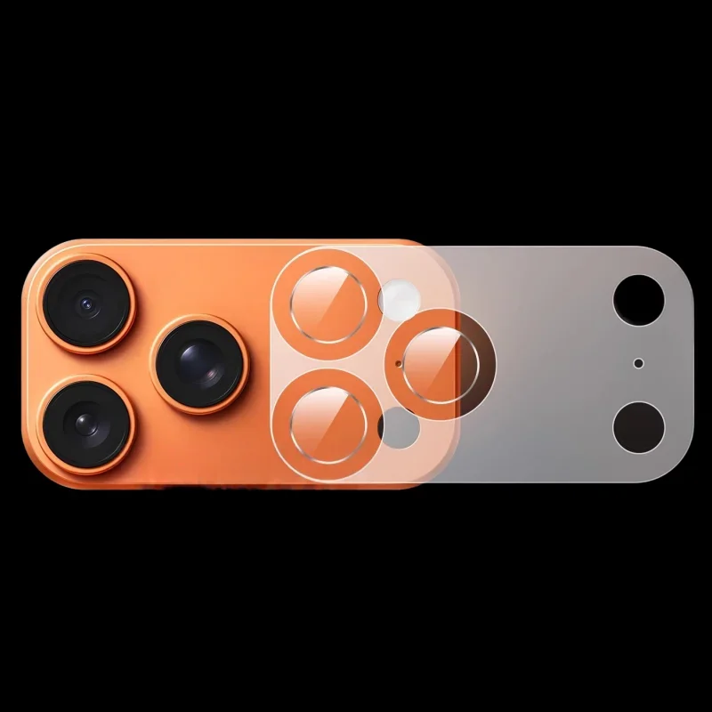 2-10 قطعة حامي عدسة الكاميرا آيفون 17 برو ماكس 17 الهواء 17 برو واضح عودة عدسة فيلم آيفون 17 برو ماكس غطاء للعدسات الخلفية