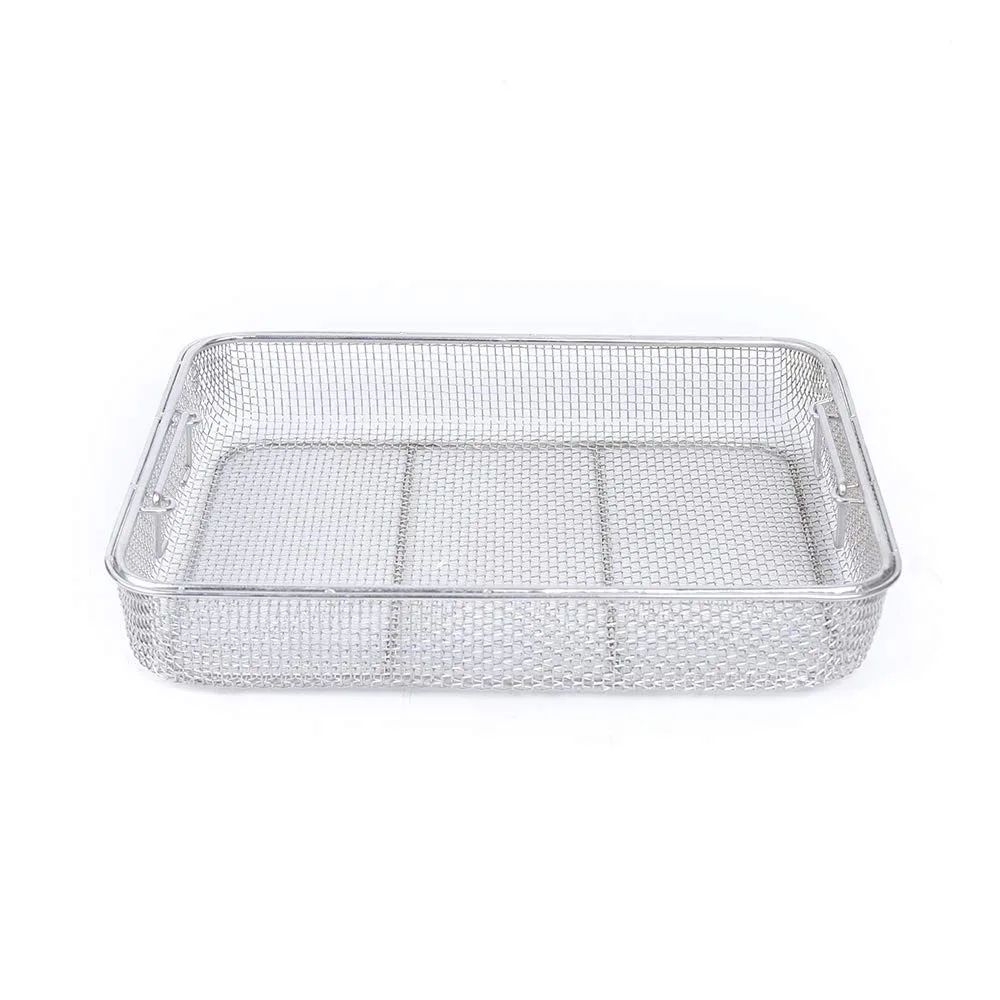 Stainless Steel Basket Instrument Sterilization Basket Cleaning Basket and Easy To Clean