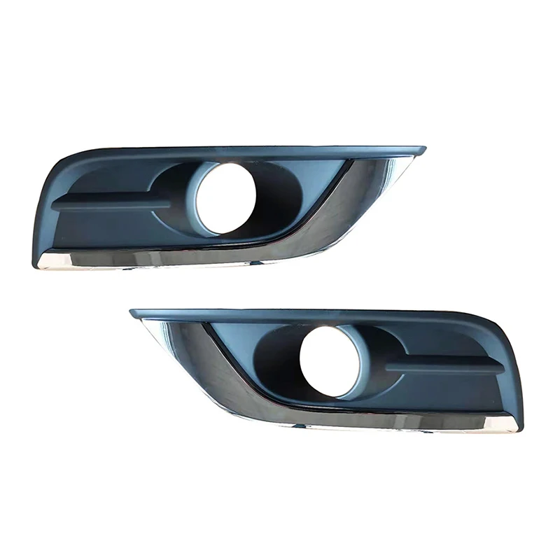 For Renault Koleos 2017-2018 Car Front Bumper Fog Light Lamp Bezel Frame Cover Grille Shell Cap Hood Lid Chrome