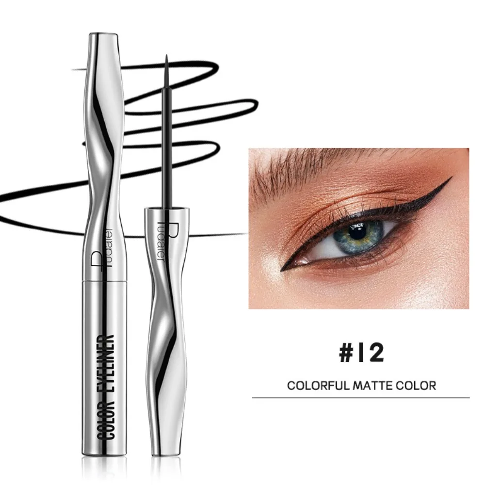 Waterproof Colorful Liquid Eyeliner Longlasting Eye Liner Liquid Black Eyeliner Pencil Eyeliner Pen Fast Dry