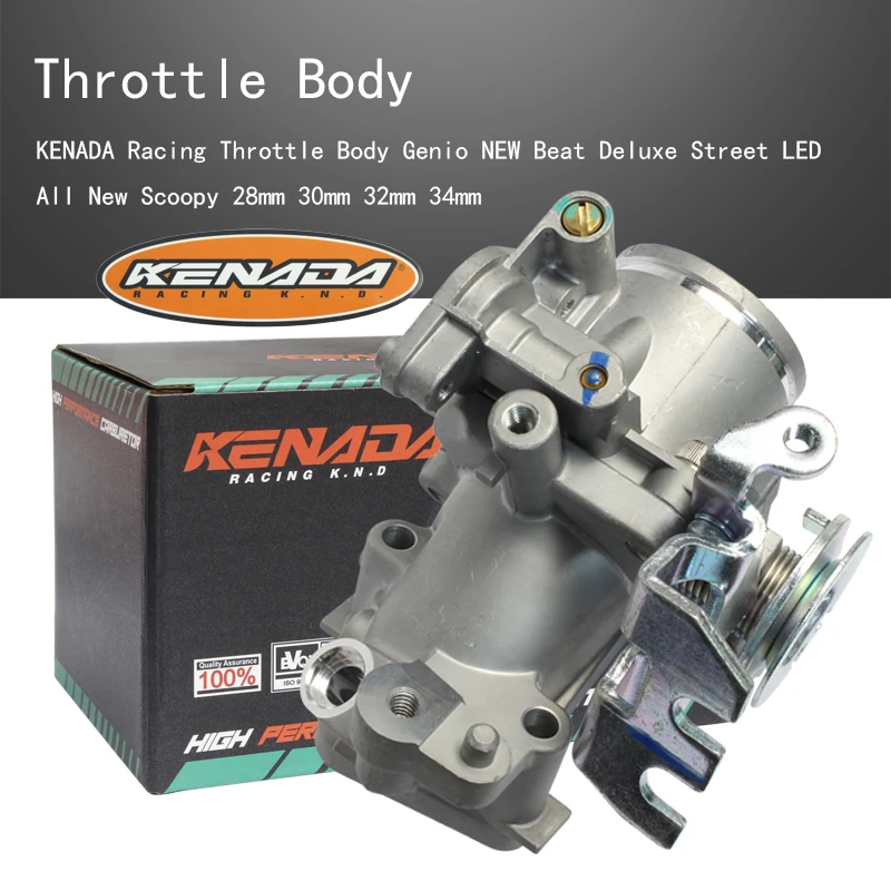 

KENADA Racing Throttle Body Genio NEW Beat Deluxe Street LED All New Scoopy 28mm 30mm 32mm 34mm